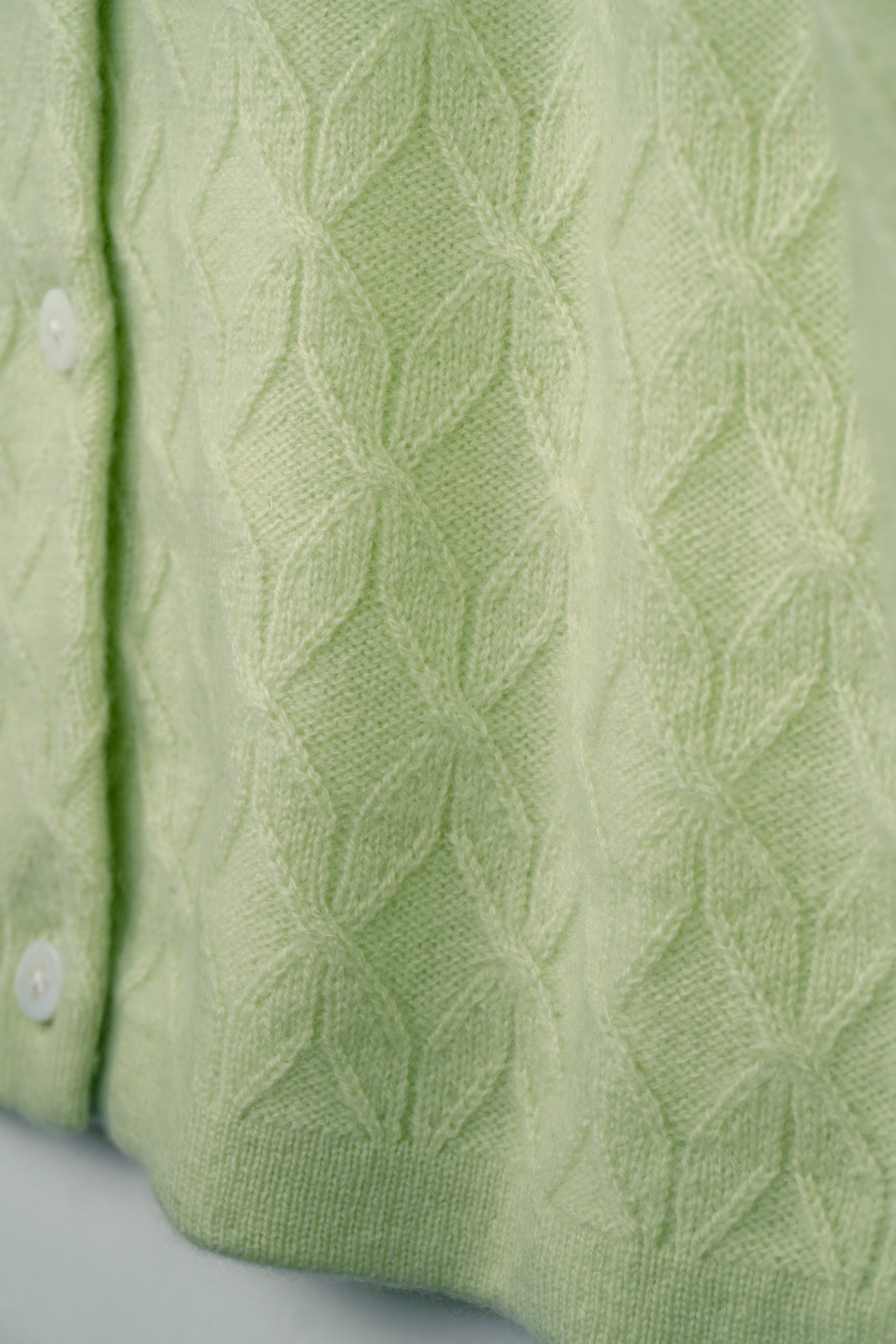 【mei-mei】カシミヤ100％フラワーキャンディー②カーディガン