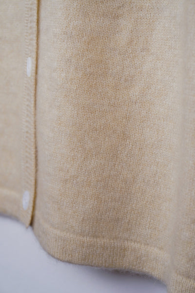 【mei-mei】25カシミヤ100％ベーシックカーディガン