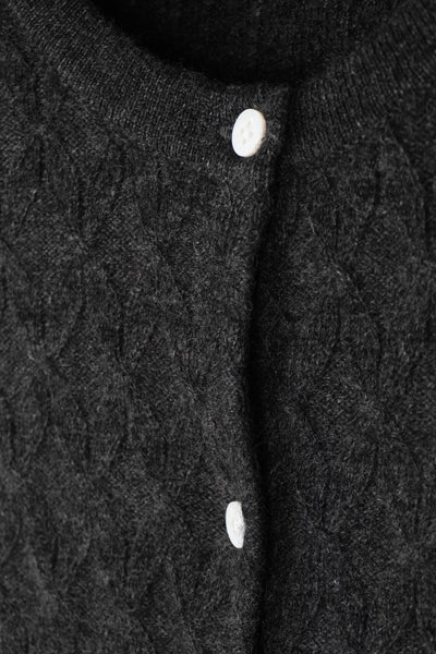 【mei-mei】カシミヤ100％フラワーキャンディー②カーディガン