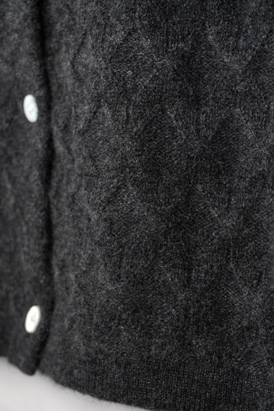 【mei-mei】カシミヤ100％フラワーキャンディー②カーディガン