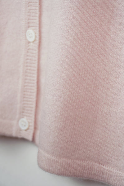 【mei-mei】25カシミヤ100％ベーシックカーディガン