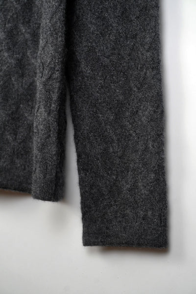 【mei-mei】カシミヤ100％フラワーキャンディー②カーディガン