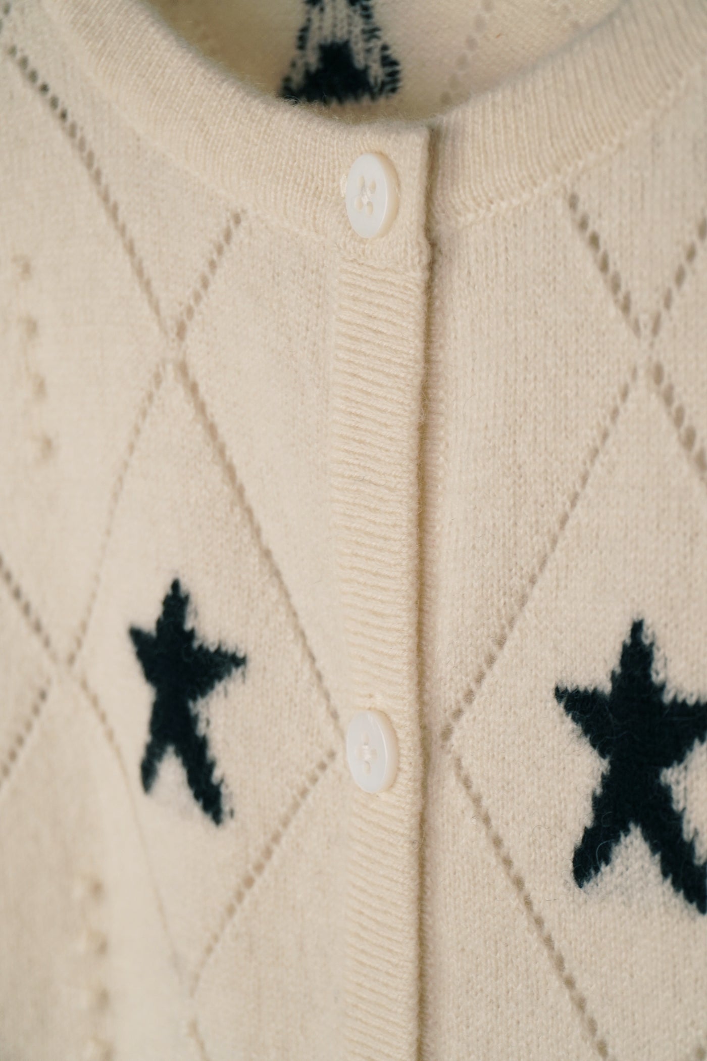 【mei-mei】カシミヤ100％スターダスト②カーディガン