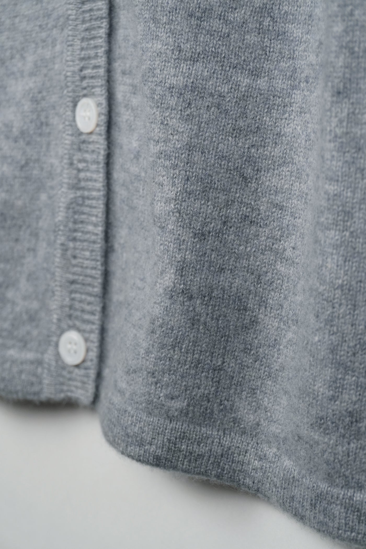 【mei-mei】25カシミヤ100％ベーシックカーディガン