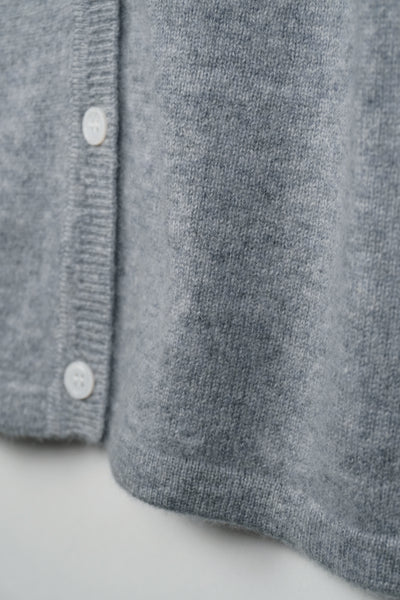 【mei-mei】25カシミヤ100％ベーシックカーディガン