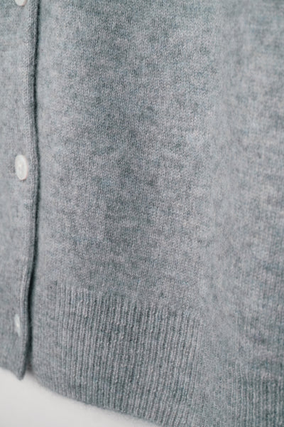 【mei-mei】カシミヤ100％ケミカルレースカーディガン