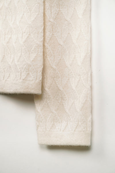 【mei-mei】カシミヤ100％フラワーキャンディー②カーディガン