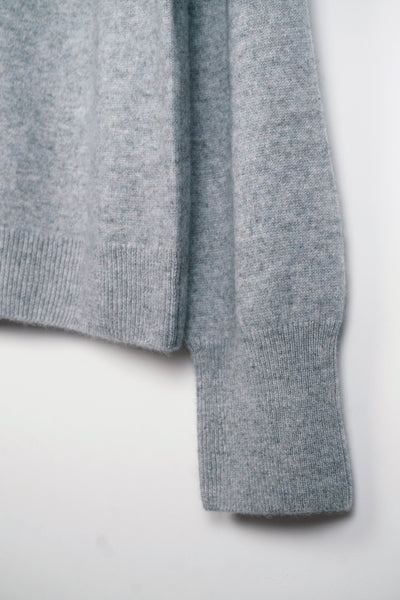 【mei-mei】カシミヤ100％ケミカルレースカーディガン