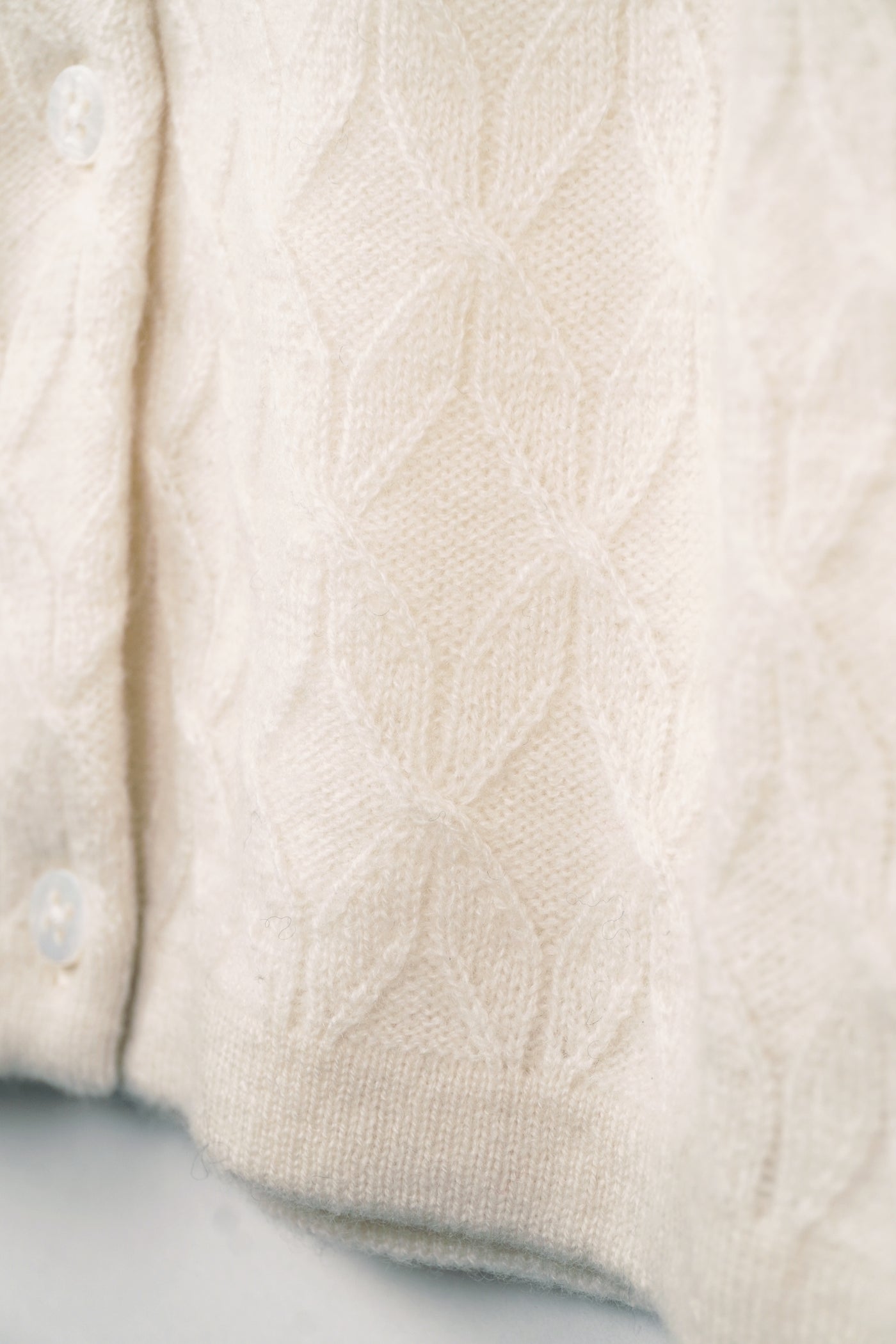 【mei-mei】カシミヤ100％フラワーキャンディー②カーディガン