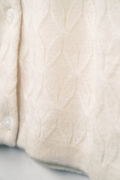 【mei-mei】カシミヤ100％フラワーキャンディー②カーディガン