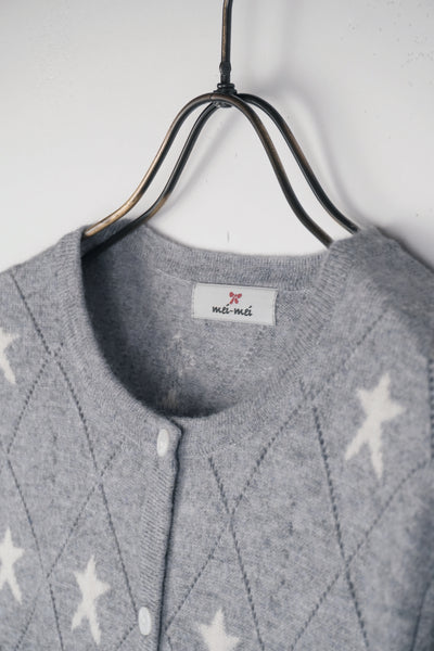 【mei-mei】カシミヤ100％スターダスト②カーディガン