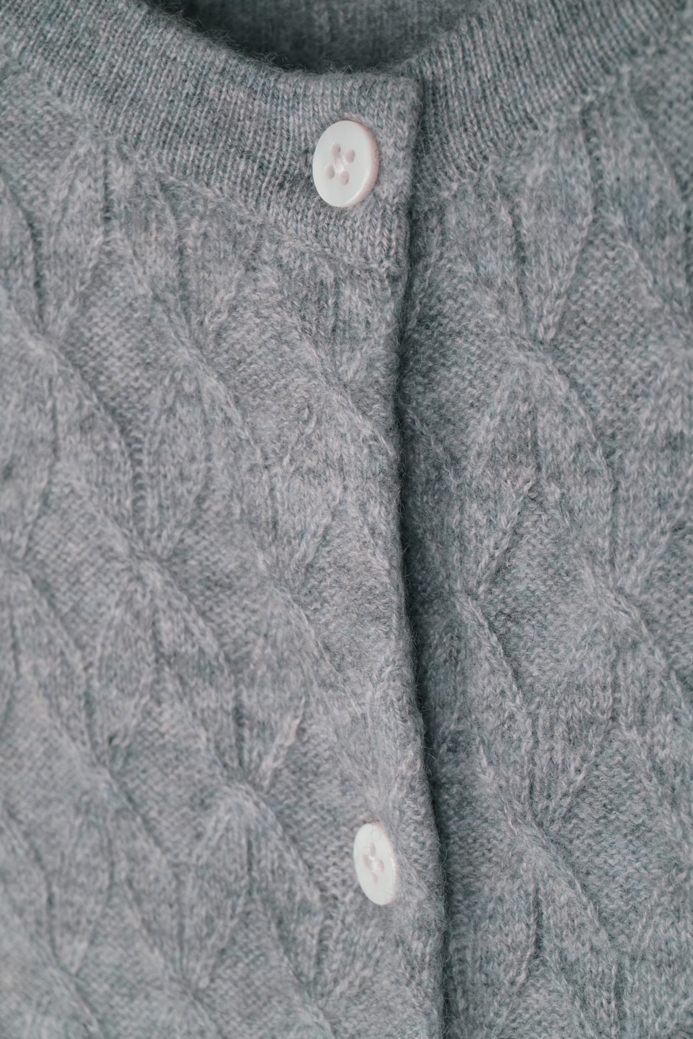 【mei-mei】カシミヤ100％フラワーキャンディー②カーディガン