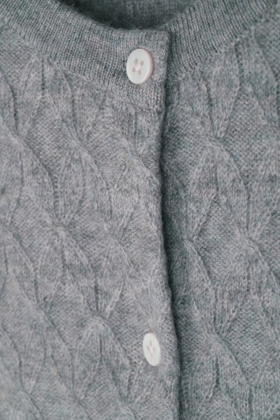 【mei-mei】カシミヤ100％フラワーキャンディー②カーディガン