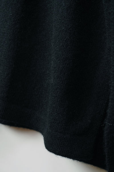 【PLATINUM mei-mei】25カシミヤ100％ポロカラーワンピース