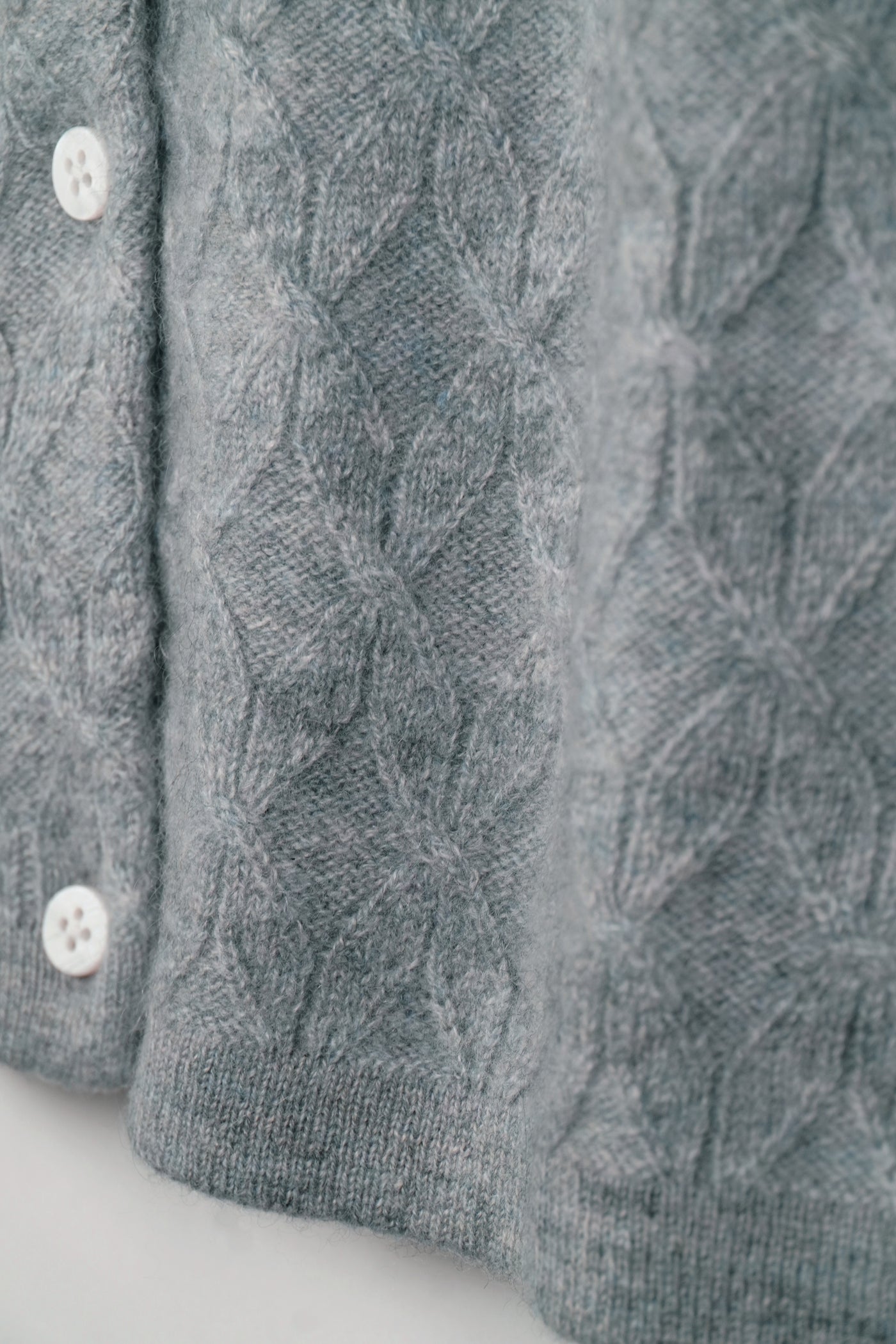 【mei-mei】カシミヤ100％フラワーキャンディー②カーディガン