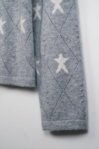 【mei-mei】カシミヤ100％スターダスト②カーディガン