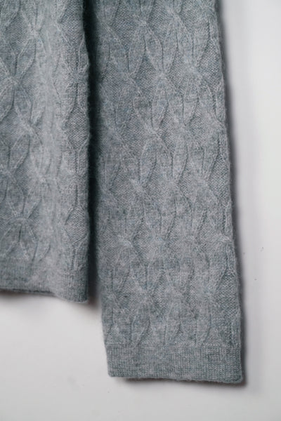 【mei-mei】カシミヤ100％フラワーキャンディー②カーディガン