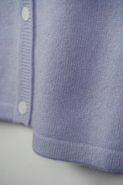 【mei-mei】25カシミヤ100％ベーシックカーディガン