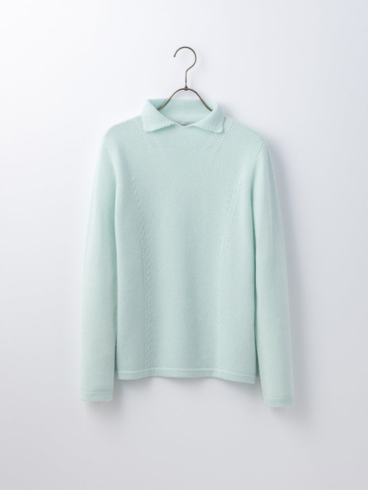 美品★プラチナメイメイ★カシミヤ100 ニット ケーブル ハイネック ギルト: ウィメンズ | PLATINUM mei-mei | カシミヤ ケーブル編み