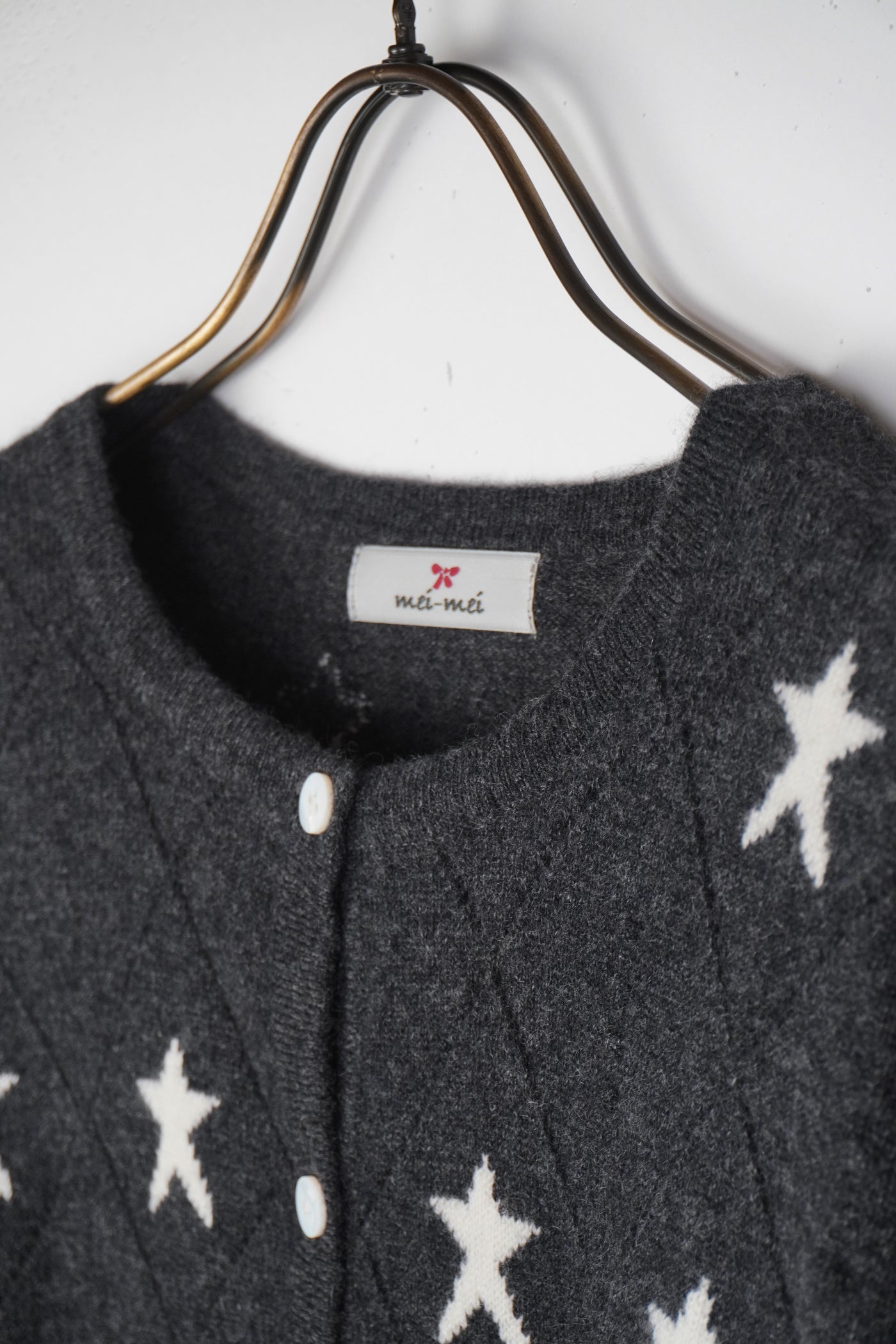【mei-mei】カシミヤ100％スターダスト②カーディガン