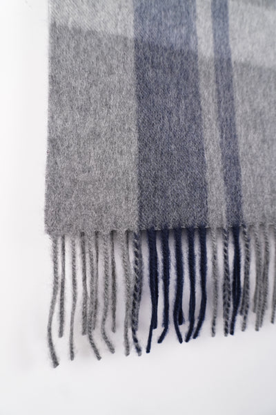 【filpucci】カシミヤ100％MIXチェックマフラー⑬