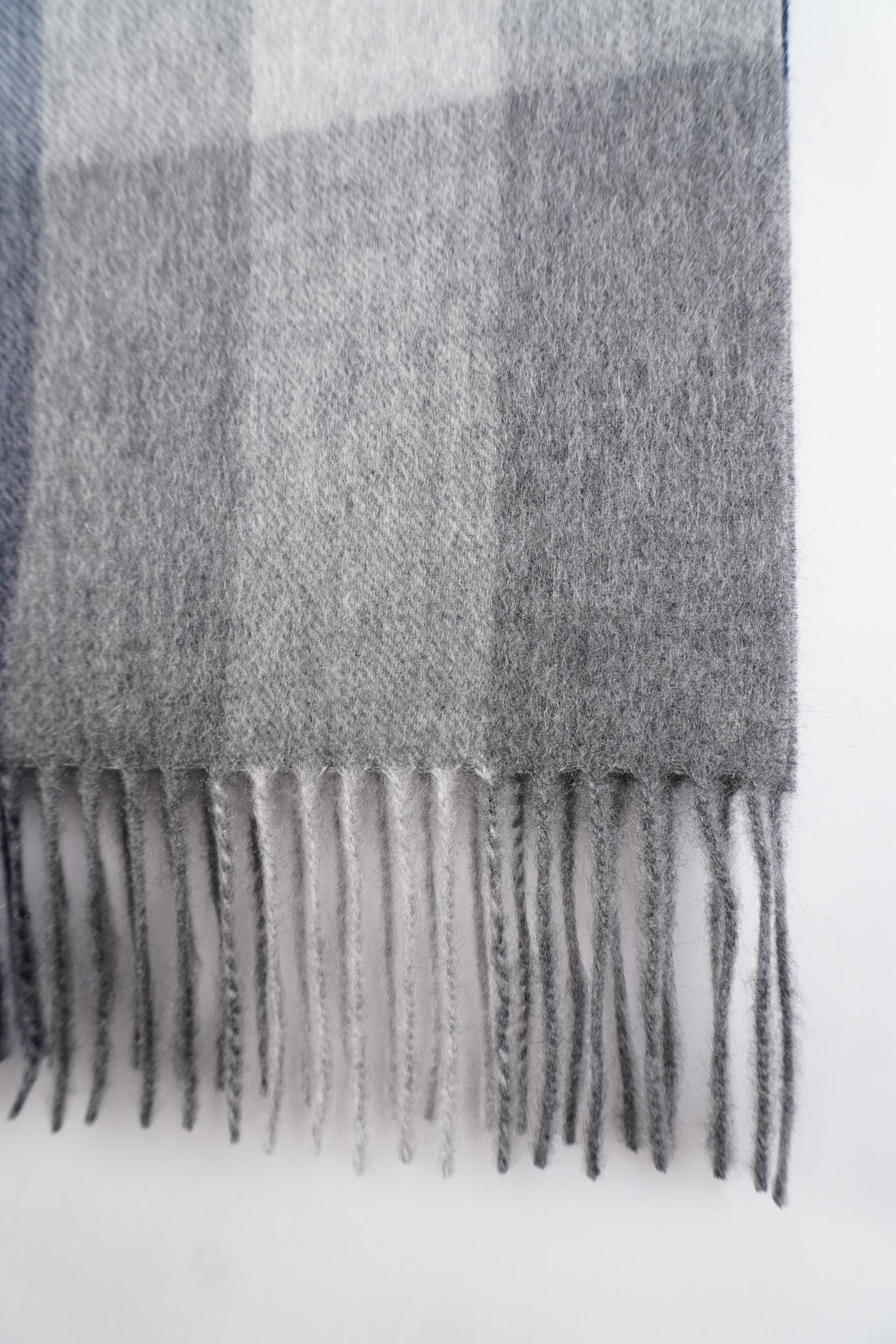 【filpucci】カシミヤ100％MIXチェックマフラー⑬