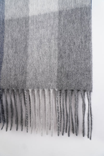 【filpucci】カシミヤ100％MIXチェックマフラー⑬