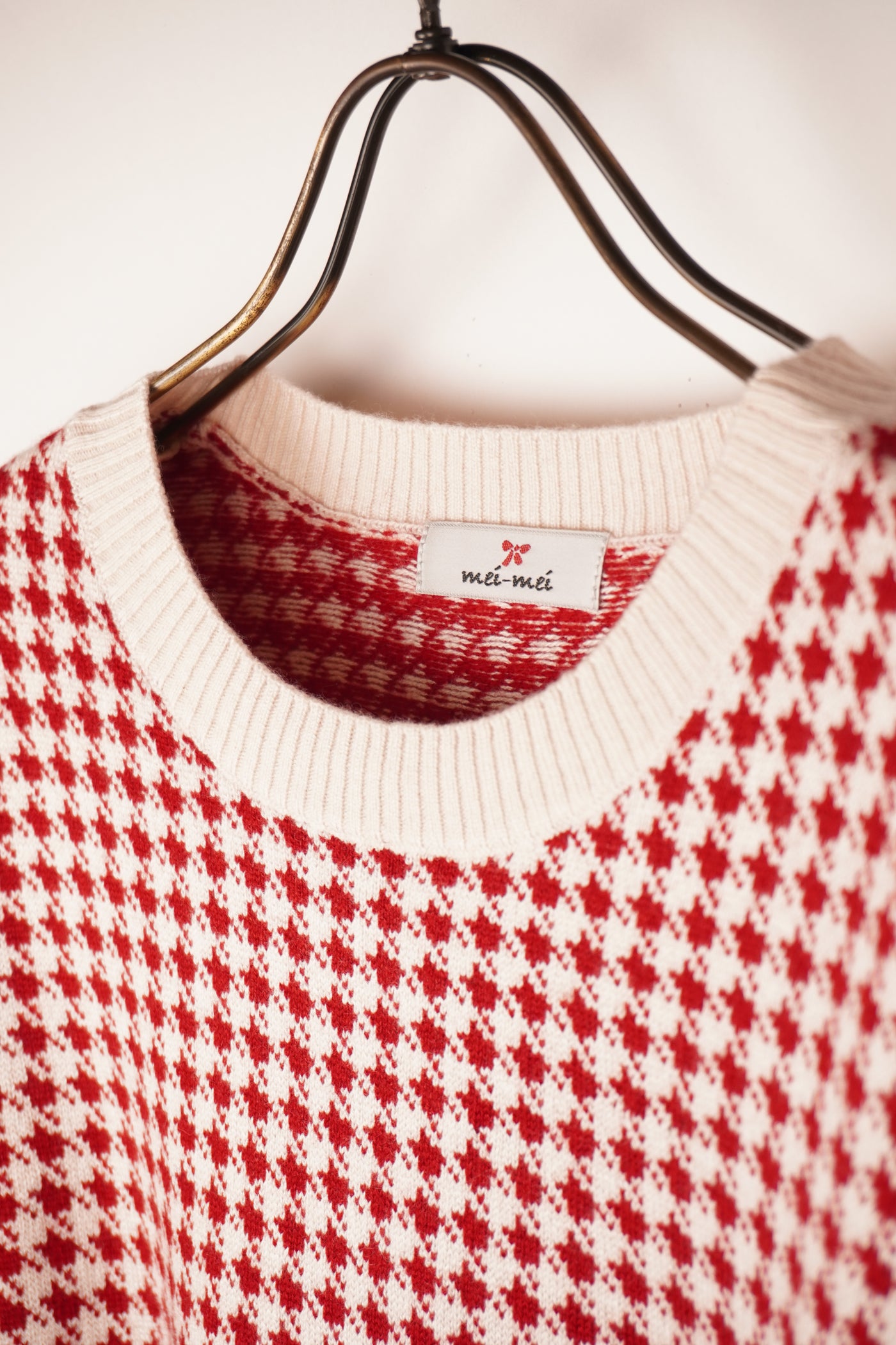 【mei-mei】25シルクカシミヤ千鳥セーター