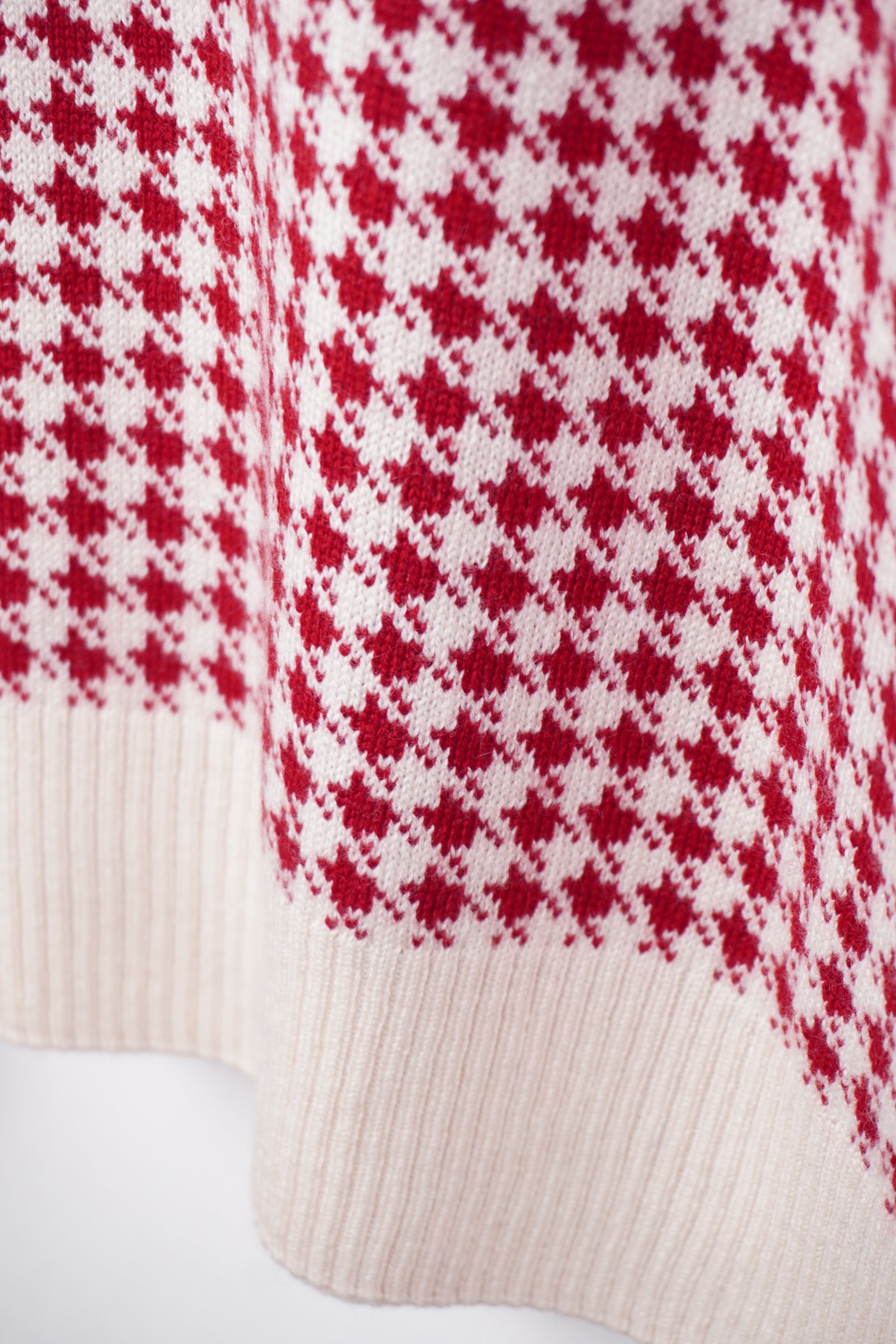 【mei-mei】25シルクカシミヤ千鳥セーター