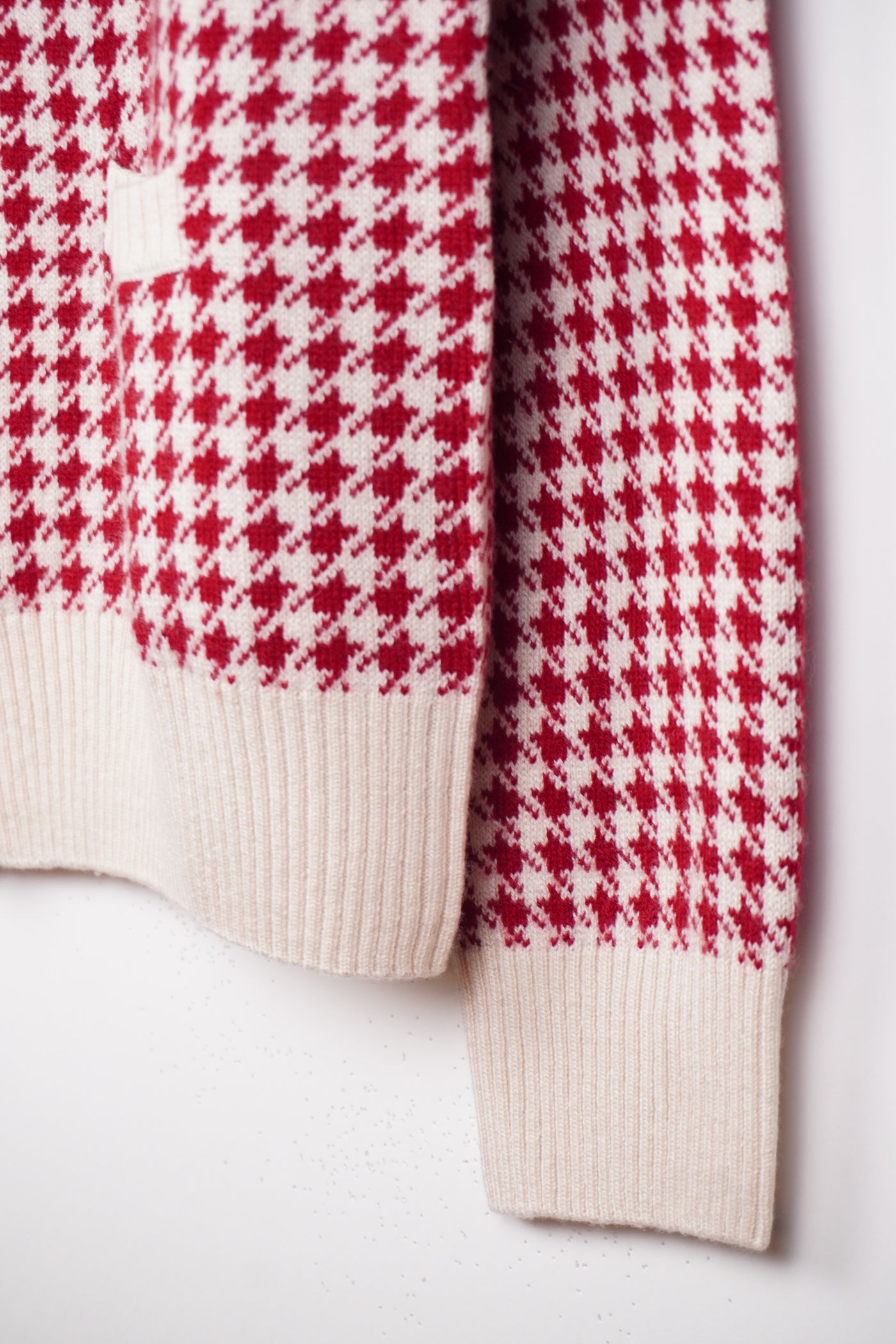 【mei-mei】25シルクカシミヤ千鳥カーディガン