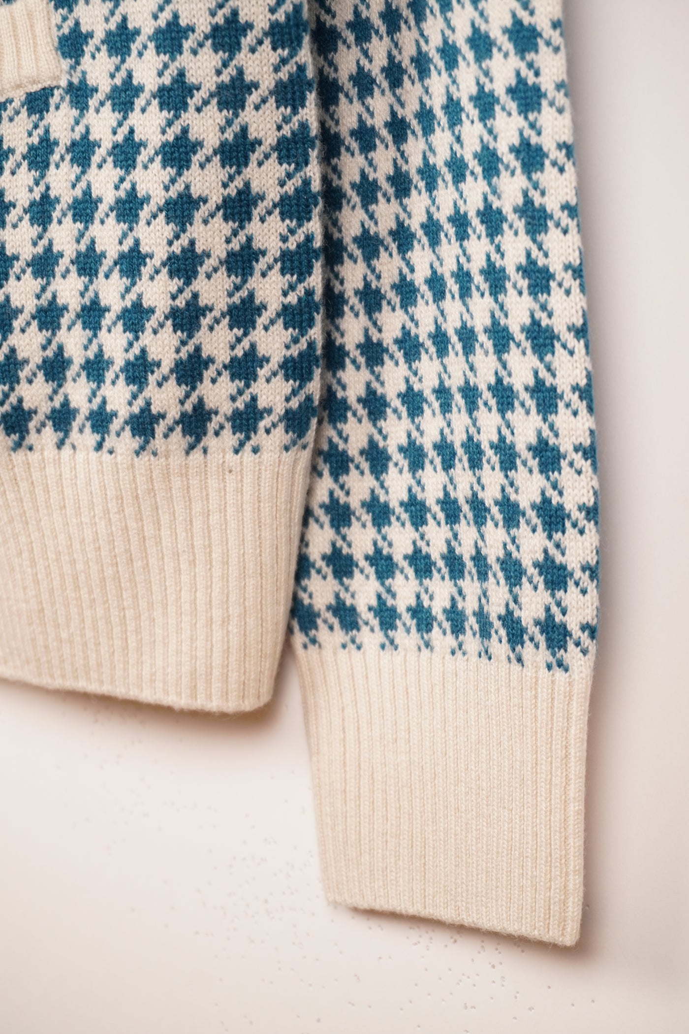 【mei-mei】25シルクカシミヤ千鳥カーディガン