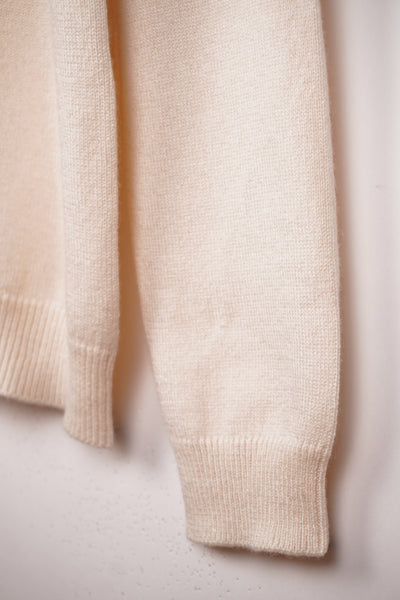 【mei-mei】25シルクカシミヤスターダストクルーネックセーター