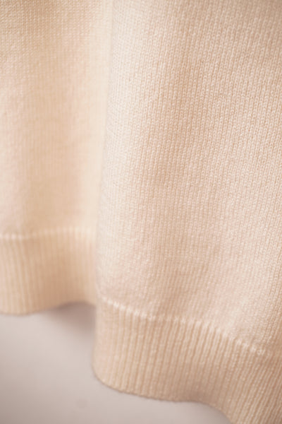 【mei-mei】25シルクカシミヤスターダストクルーネックセーター