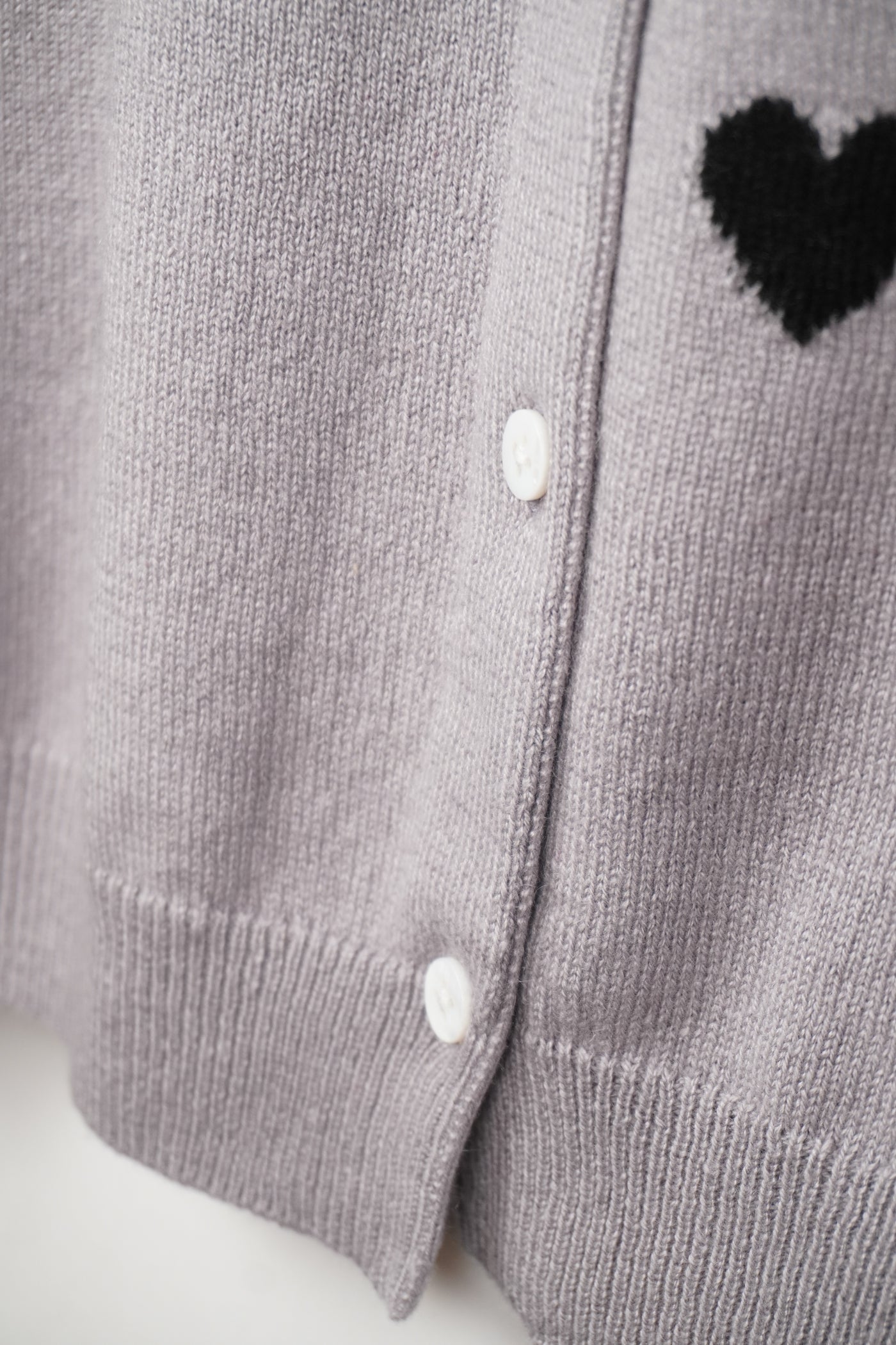 【mei-mei】25シルクカシミヤハートフルカーディガン