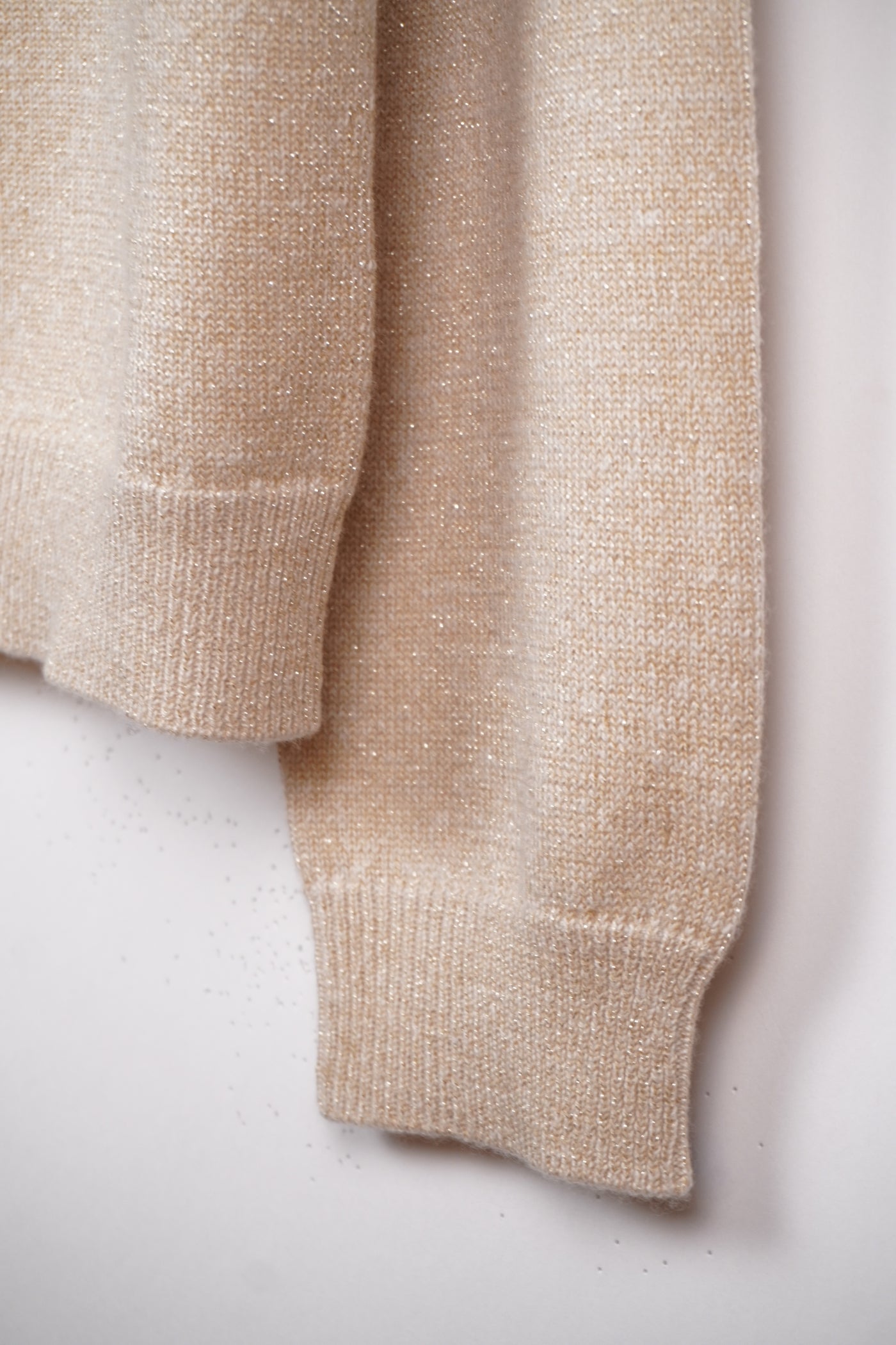 【mei-mei】25シルクカシミヤALLラメカーディガン②