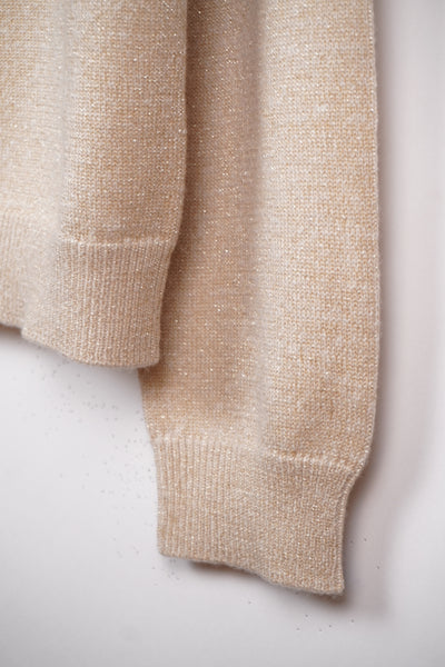 【mei-mei】25シルクカシミヤALLラメカーディガン②