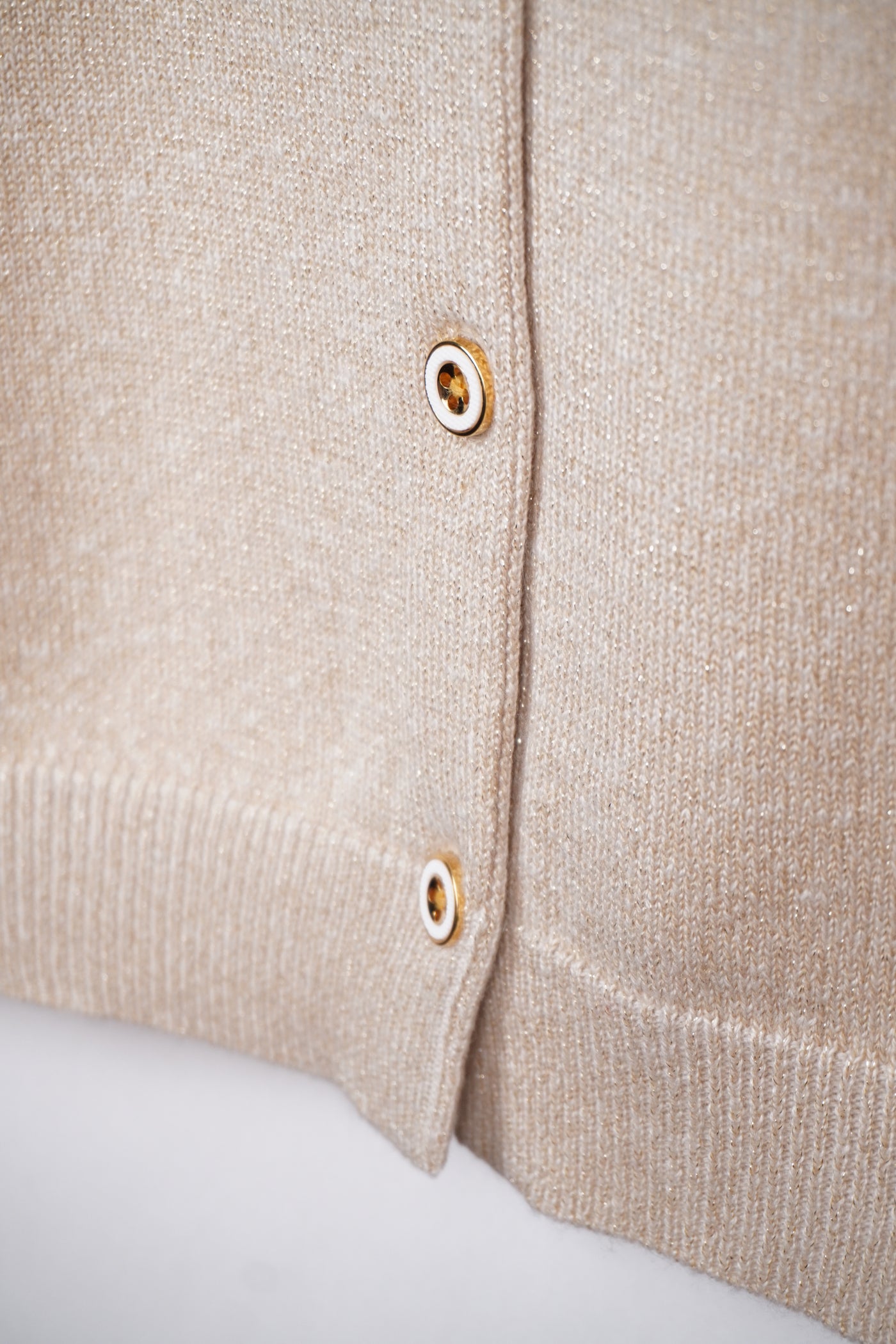 【mei-mei】25シルクカシミヤALLラメカーディガン②