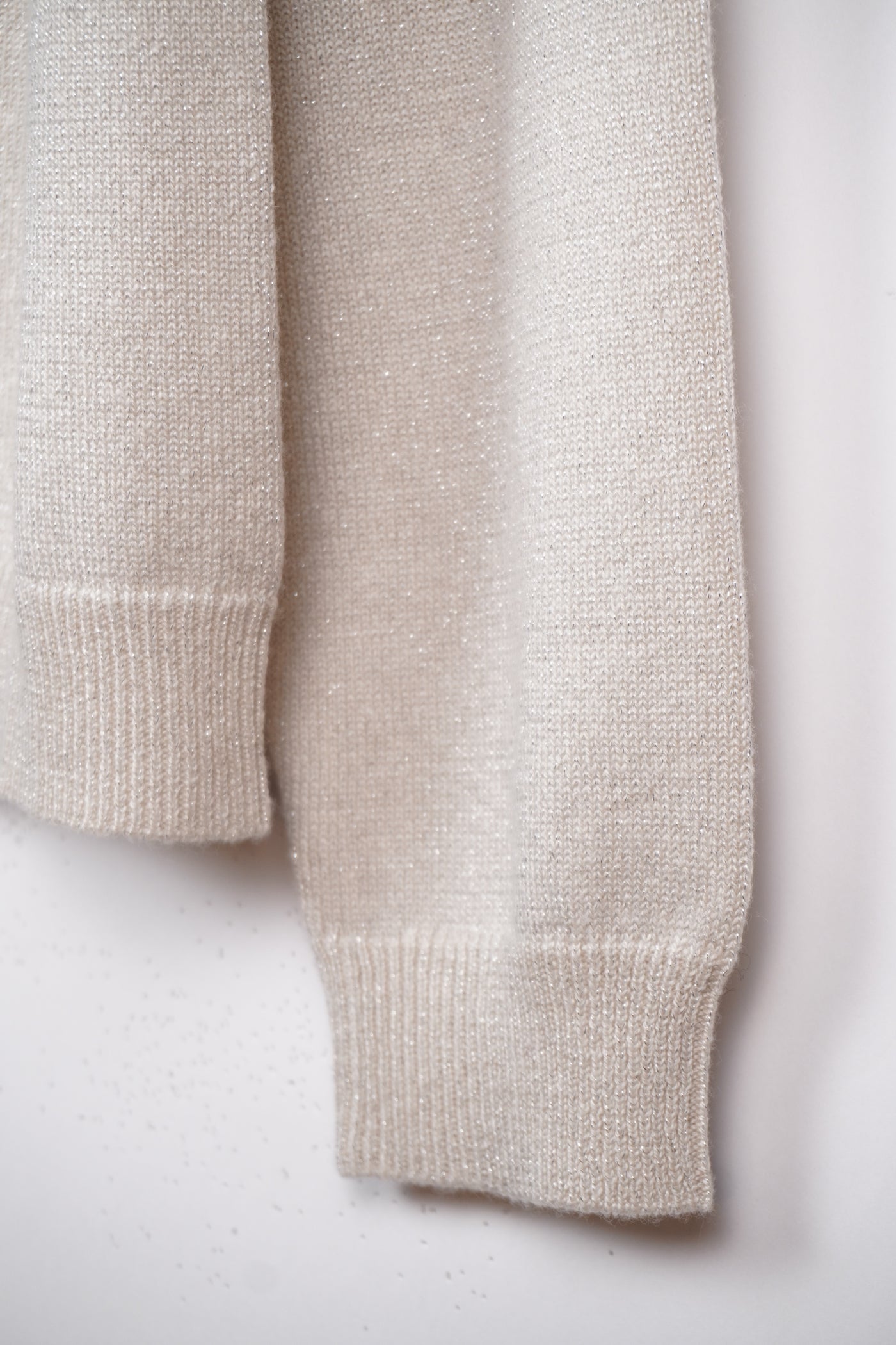 【mei-mei】25シルクカシミヤALLラメカーディガン②