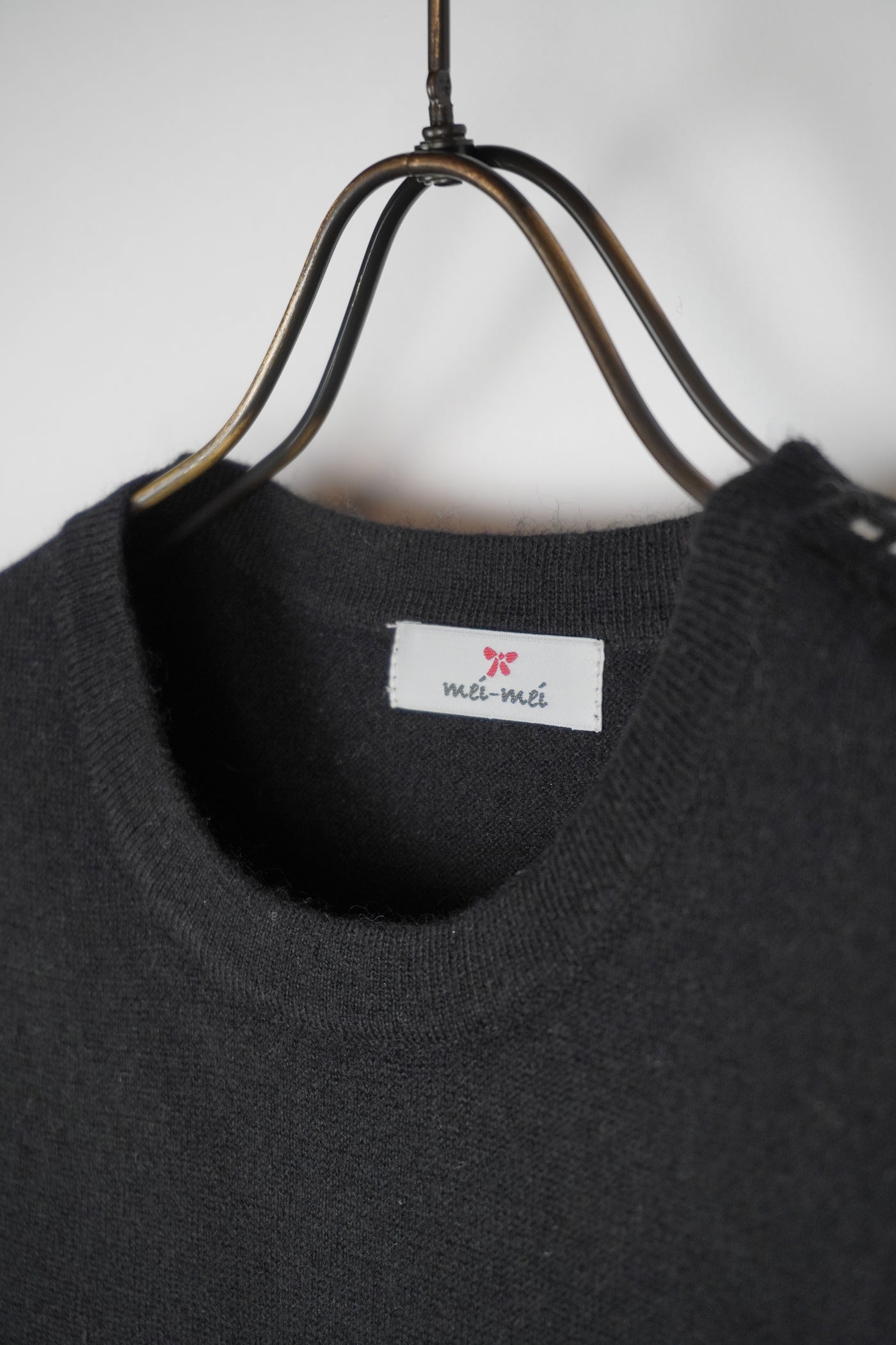 【mei-mei】25シルクカシミヤトップラインセーター