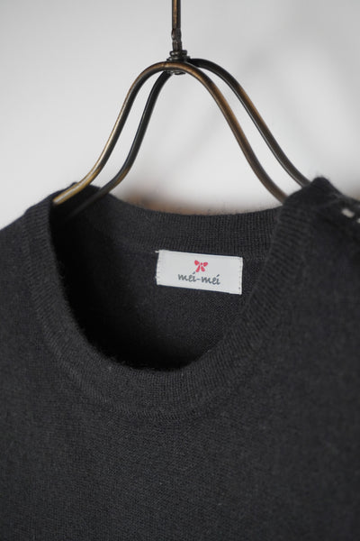 【mei-mei】25シルクカシミヤトップラインセーター