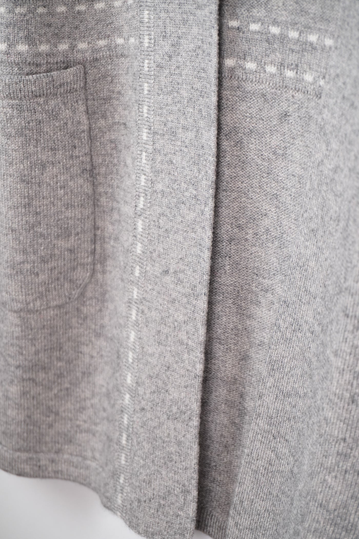 【mei-mei】25シルクカシミヤトップラインカーディガン