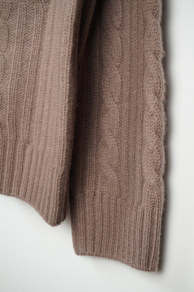 【GRABRE】25最高級カシミヤ100％ショールカラーカーディガン