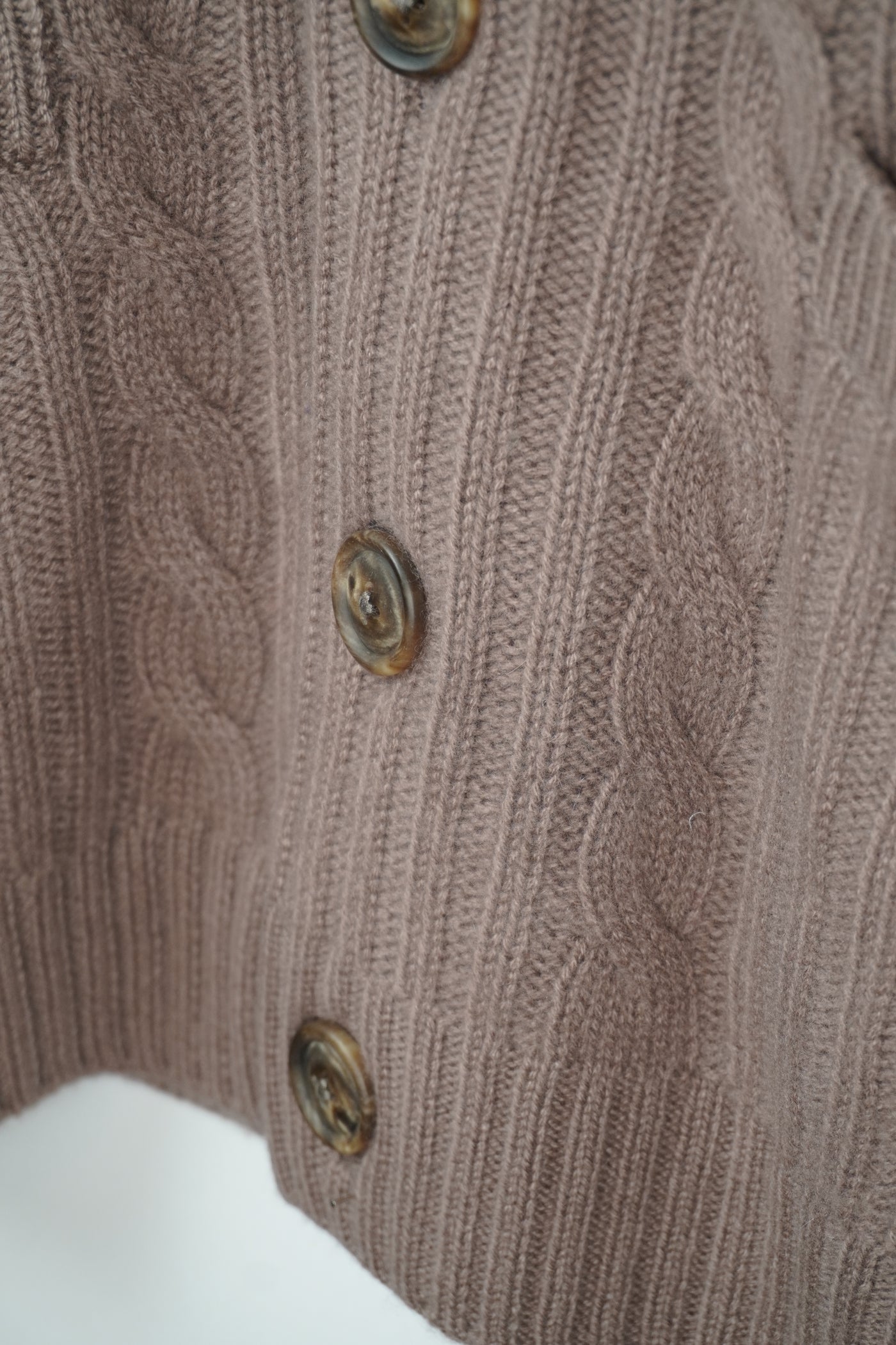 【GRABRE】25最高級カシミヤ100％ショールカラーカーディガン