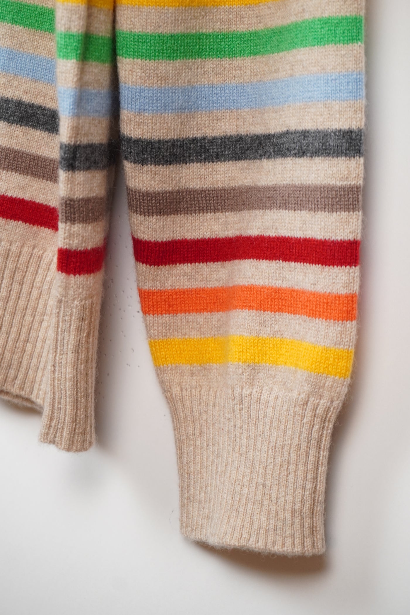 【GRABRE】25最高級カシミヤアレンジBDクルーネックセーター