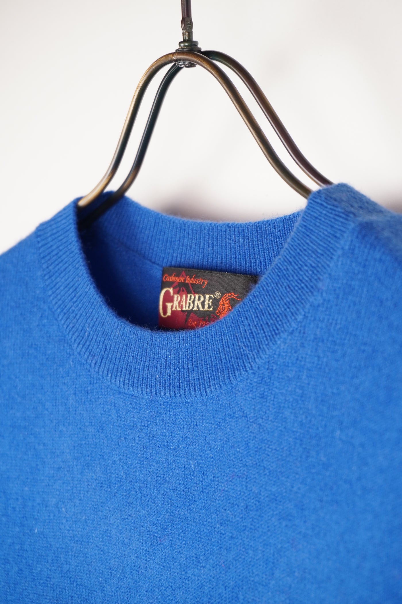 【GRABRE】25最高級カシミヤ100％CARインターシャセーター