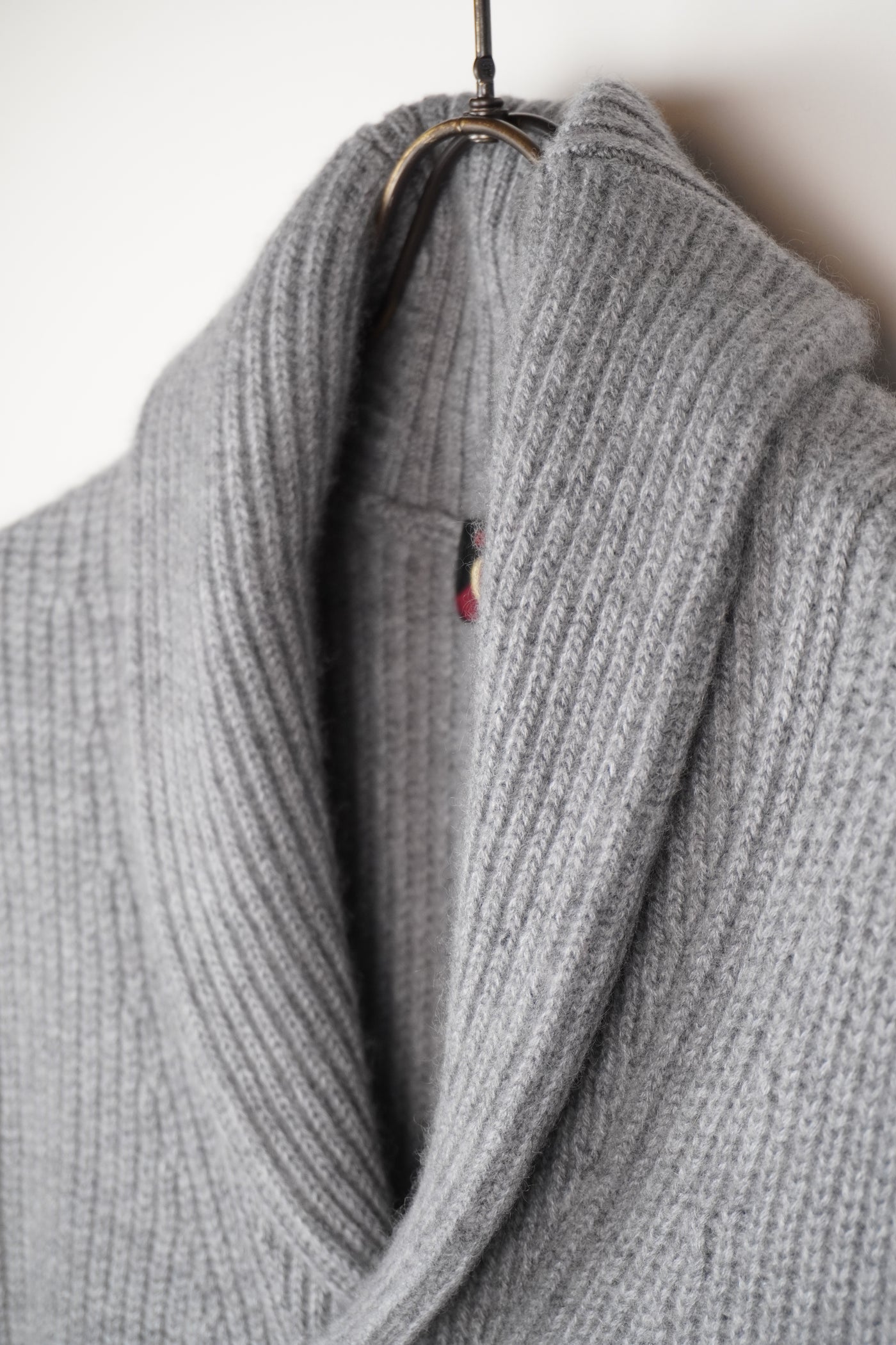 【GRABRE】25最高級カシミヤ100％モダンカーディガン②