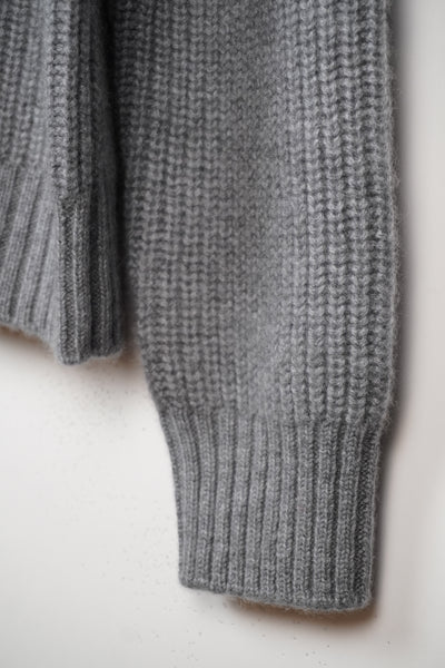 【GRABRE】25最高級カシミヤ100％モダンカーディガン②