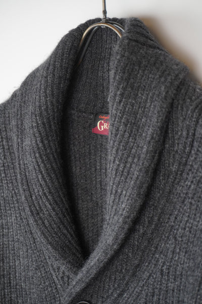 【GRABRE】25最高級カシミヤ100％モダンカーディガン②