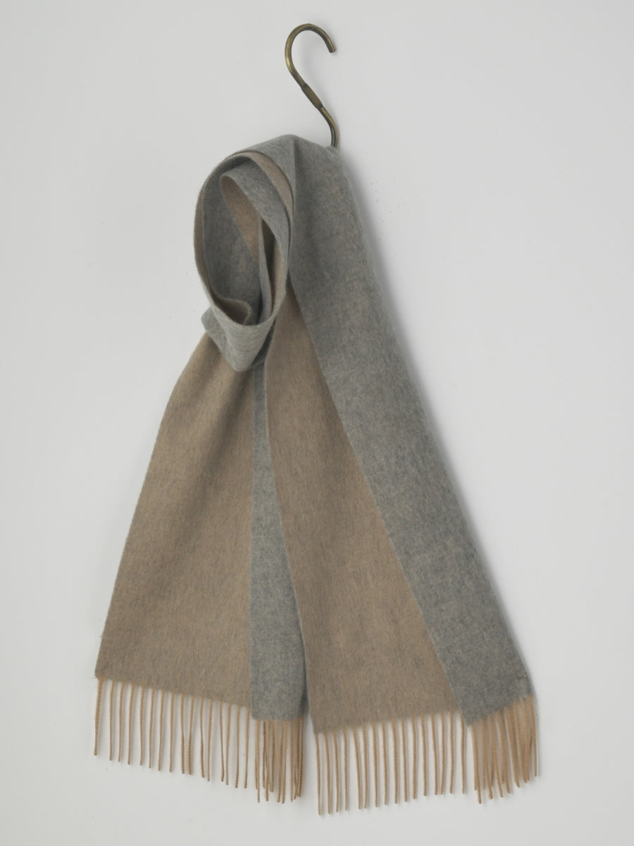 【filpucci】カシミヤ100％リバーシブルスタンダードマフラー