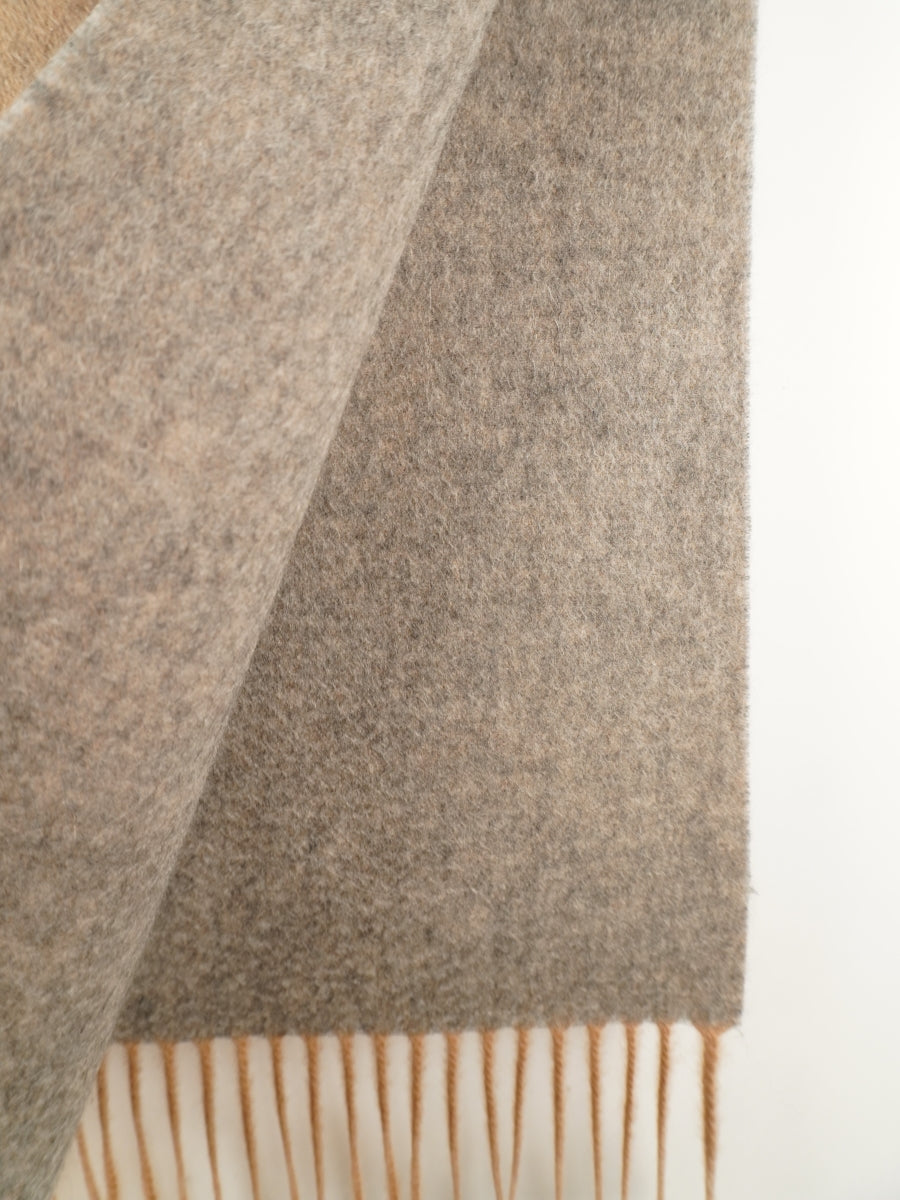 【filpucci】カシミヤ100％リバーシブルスタンダードマフラー